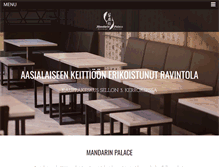 Tablet Screenshot of mandarinpalace.fi